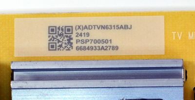 FUENTE DE PODER ORIGINAL PARA TV VIZIO / NUMERO DE PARTE ADTVN6315ABJ / 715GE465-P01-000-B03R / (X)ADTVN6315ABJ / 6684933A2789 /PANEL TPT700WR-U2T01.D / DISPLAY CV700U2-T01 REV:04 / BOARD CV700U2-T01-XRL-4 / CV700U2-T01-XRR-4 / MODELO V4K70M-0801 LTYHV4GA - Imagen 2