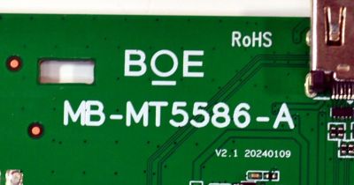 MAIN ORIGINAL PARA TV VIZIO 4K UHD HDR SMARTCAST / NUMERO DE PARTE 21201-04299 / MB-MT5586-A / 4700023737 / 86.700.54.3-1 / PANEL BOEI860WQ1 / DISPLAY HF860QUB-F20 / MODELO V4K86C-0804V  - Imagen 3