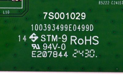 T-CON ORIGINAL PARA TV VIZIO / NUMERO DE PARTE 44-9772139B / HF860QUB-F20 / 47-6021798 / 7S001029 / 100393499E0499D / LC4A48A0CV / PANEL BOEI860WQ1 / DISPLAY HF860QUB-F20 / MODELO V4K86C-0804 / V4K86C-0804 LBV1U3HA - Imagen 2