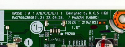 MAIN ORIGINAL PARA TV LG 4K UHD HDR SMART TV / NUMERO DE PARTE EBT68002902 / EAX70043606 / EAX70043606(1.3) / 68002902 / PANEL NC650TQG-VCKHA / ST6451D06-2 VER.2.1 / MODELO 65UT7550AUA / 65UT7550AUA.BUSCLKR - Imagen 2