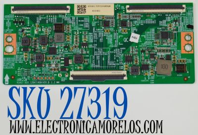 T-CON ORIGINAL PARA TV HISENSE / NUMERO DE PARTE 403461 / RSAG7.820.12847/ROH / H41804PNS48A1 / RSAG7.820.12847/ROH VER.D / TCFZ2444B3Q8 / PANEL HD650H1U74-T0L7B6 / DISPLAY HV650QUB-E75 REV.2.0 / MODELO 65QD7N