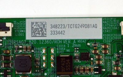 T-CON ORIGINAL PARA TV HISENSE / NUMERO DE PARTE 348223 / RSAG7.820.12360/ROH / 333442 / 4DE45028A / RSAG7.820.12360/ROH VER.A / TCTG249D81AQ / PANEL HD750H1U71-T0L4K1\ROH  / DISPLAY HV750QUB-F92 / MODELO 75R6E5 / 75QD65NF - Imagen 2