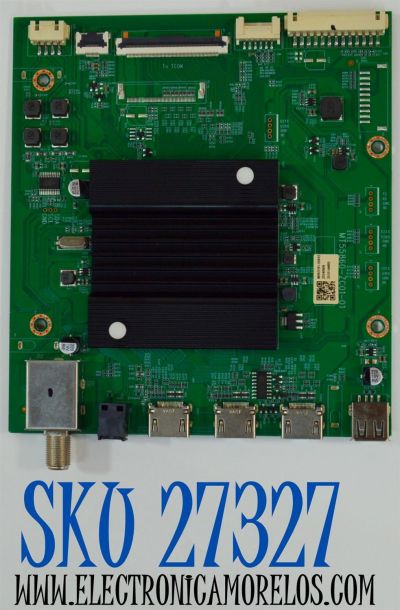 MAIN ORIGINAL PARA TV VIZIO 4K UHD HDR SMARTCAST / NUMERO DE PARTE 515C55860M06 / MT55860-ZC01-01 / M06/2181-00843 / 20240909 / 2010144605 / DISPLAY JR645R3HA3L / MODELO V4K65M-0810 / V4K65M-0810 LMC1VHA