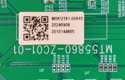 MAIN ORIGINAL PARA TV VIZIO 4K UHD HDR SMARTCAST / NUMERO DE PARTE 515C55860M06 / MT55860-ZC01-01 / M06/2181-00843 / 20240909 / 2010144605 / DISPLAY JR645R3HA3L / MODELO V4K65M-0810 / V4K65M-0810 LMC1VHA - Imagen 3