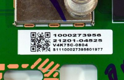 MAIN ORIGINAL PARA TV VIZIO 4K UHD HDR SMARTCAST / NUMERO DE PARTE 21201-04525 / MB-MT5586-A / 1000273956 / S11100027395601977 / PANEL BOEI750WQ1 / DISPLAY HV750QUB-F91 / MODELO V4K75C-0804 / V4K75C-0804 LBSFU8JA - Imagen 2