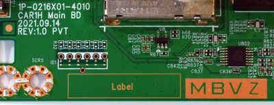 MAIN ORIGINAL PARA TV VIZIO 4K UHD HDR SMARTCAST / NUMERO DE PARTE 0175CAR1I100 / 1P-0216X01-4010 / MBVZ / 0175CAR1I100 840 / DISPLAY JR745R3HA2Y / MODELO V755M-K03 / V755M-K03 LFTVN2LY - Imagen 3