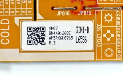 FUENTE DE PODER ORIGINAL PARA TV SAMSUNG / NUMERO DE PARTE BN44-01268E / L65S6_DVD / BN4401268E / PANEL CY-BD065HGSV5H / DISPLAY JR645R3HD1K / BN96-59390A / MODELO UN65DU7200BXZA / UN65DU7200BXZA UG06 / UN65DU7200DXZA / UN60DU7000FXZX - Imagen 3