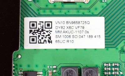 MAIN ORIGINAL PARA TV SAMSUNG / NUMERO DE PARTE BN96-58725Q / BN41-03231A / BN41-03231 / KANT_SU2E_DU7000 / BN9658725Q / BN96-58578E / BN96-58289A / PANEL CY-BD065HGDV4H / MODELO UN65DU6900FXZA / UN65DU6900FXZA UF06 - Imagen 3