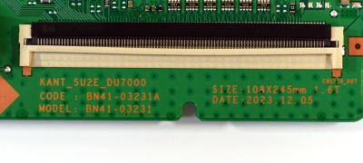 MAIN ORIGINAL PARA TV SAMSUNG / NUMERO DE PARTE BN96-58725Q / BN41-03231A / BN41-03231 / KANT_SU2E_DU7000 / BN9658725Q / BN96-58578E / BN96-58289A / PANEL CY-BD065HGDV4H / MODELO UN65DU6900FXZA / UN65DU6900FXZA UF06 - Imagen 2