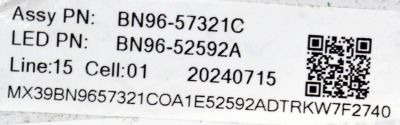 MAIN ORIGINAL PARA TV SAMSUNG 4K UHD HDR / NUMERO DE PARTE BN94-18176Z / BN41-03158A / BN97-20769A / BN96-57321C / BN96-52592A / PANEL CY-NC085HGHV2H / DISPLAY ST8461D01-2 V2.1 / BOARD ST8461D01-1-XL-3 / ST8461D01-1-XR-3 / MODELO UN85DU7200BXZA XC02 - Imagen 2