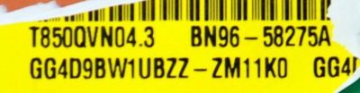 MAIN ORIGINAL PARA TV SAMSUNG NEO QLED 4K UHD HDR SMART TV  / NUMERO DE PARTE BN94-18367V / BN41-03215A / BN41-03215 / K058C-H02A / BN9418367V / PANEL CY-TD085FMAV2H / DISPLAY T850QVN04.3 / BN96-58275A / MODELO QN85QN85DDFXZA / QN85QN85DDFXZA AA01 - Imagen 4