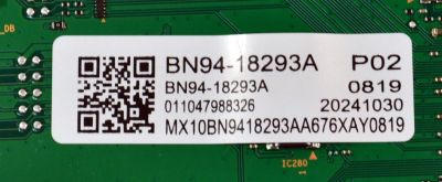 LED DRIVER ORIGINAL PARA TV SAMSUNG / NUMERO DE PARTE BN94-18293A / BN41-03213A / BN41-03213 / BN9418293A / BN97-21263A / DFVC2422 / BN41-03213A-006 / PANEL CY-TD085FMAV2H / DISPLAY T850QVN04.3 / BN96-58275A / MODELO QN85QN85DDFXZA / QN85QN85DDFXZA AA01 - Imagen 2