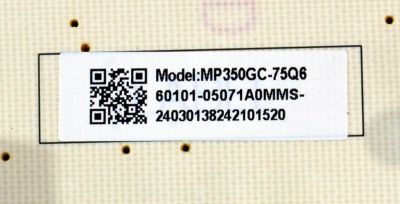 FUENTE DE PODER ORIGINAL PARA TV VIZIO / NUMERO DE PARTE 60101-05071A / MP350GC-75Q6 / MP350GC-V75Q6 / 60101-05071A0MMS / 24030138242101520 / PANEL BOEI750WQ1 / DISPLAY HV750QUB-F92 / MODELO M75Q6X-L4 / M75Q6X-L4 LBSFV9GA - Imagen 2
