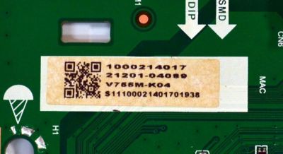 MAIN ORIGINAL PARA TV VIZIO 4K UHD HDR SMARTCAST / NUMERO DE PARTE 21201-04089 / TD.MT5691.U757 (T) / 1000214017 / S11100021401701938 / PANEL BOEI750WQ1 / DISPLAY HV750QUB-F91 / MODELO V755M-K04 / V755M-K04 LBSFR5KZ - Imagen 3