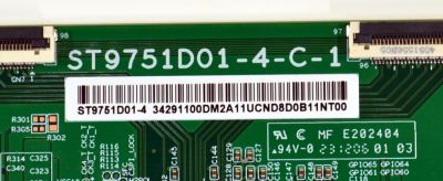 T-CON ORIGINAL PARA TV LG / NUMERO DE PARTE 34291100DM2A / ST9751D01-4-C-1 / D634239A0F-A / 34291100DM2A11 / PANEL LVU980C0DAN / DISPLAY ST9751D01-4 VER.2.2 / MODELO 98UT9000PUA.CUSCKH - Imagen 3