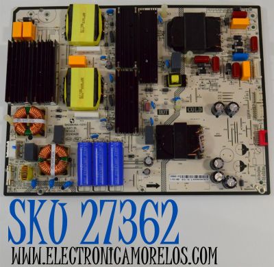 FUENTE DE PODER ORIGINAL PARA TV LG / NUMERO DE PARTE 81-PBE124-H480001 / SHG9804A-101H / CQC16001141928 / PANEL LVU980C0DAN / DISPLAY ST9751D01-4 VER.2.2 / BOARD ST9751D01-1-XLL-1 / ST9751D01-1-XLR-1 / ST9751D01-1-XRL-1 / MODELO 98UT9000PUA.CUSCKH