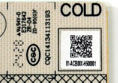 ADAPTADOR A/C ORIGINAL PARA FUENTE LG / NUMERO DE PARTE 81-ACB00X-H500001 / SHD4001F-101H / DLBT130 / CQC14134113193 / PANEL LVU980C0DAN / DISPLAY ST9751D01-4 VER.2.2 / BOARD ST9751D01-1-XLL-1 / ST9751D01-1-XRR-1 / ST9751D01-1-XLR-1 / MODELO 98UT9000PUA - Imagen 3