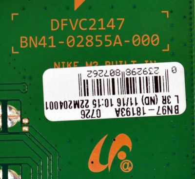 MAIN ORIGINAL PARA TV SAMSUNG / NUMERO DE PARTE BN94-16842S / DFVC2147 / BN41-02855A-000 / BN97-18193A / T058C-780B / BN9416842S / PANEL CY-QA075FGHV7H / DISPLAY ST7461D02-M VER.2.1 / BOARD ST7461D02-6-XL-1 / ST7461D02-6-XM-1 / MODELO QN75Q7DAAFXZA - Imagen 3