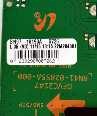 MAIN ORIGINAL PARA TV SAMSUNG / NUMERO DE PARTE BN94-16842S / DFVC2147 / BN41-02855A-000 / BN97-18193A / T058C-780B / BN9416842S / PANEL CY-QA075FGHV7H / DISPLAY ST7461D02-M VER.2.1 / BOARD ST7461D02-6-XL-1 / ST7461D02-6-XM-1 / MODELO QN75Q7DAAFXZA - Imagen 4