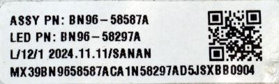 MAIN ORIGINAL PARA TV SAMSUNG 4K UHD HDR / NUMERO DE PARTE BN96-58680S / BN41-03231A / BN9658680S / BN96-58587A / BN96-58297A / PANEL CY-BD085HGAV2H / DISPLAY T850QVN04.1 / BOARD 85T14-S19-XL / 85T14-S0P-XC / 85T14-S18-XR / MODELO UN85DU7200DXZA XC02 - Imagen 4