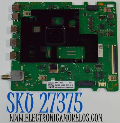 MAIN ORIGINAL PARA TV SAMSUNG 4K UHD HDR / NUMERO DE PARTE BN94-18054D / BN41-02992A / BN9418054D / BN97-20671D / BN96-50471A / BN96-50310A / PANEL CY-BC075HGHV2H / DISPLAY ST7461D03-1 V2.1 / BOARD CSU17-XL-2 / CSU17-XR-2 / MODELO UN75DU7200BXZA UB01