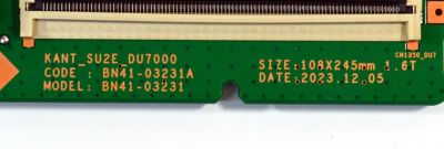 MAIN ORIGINAL PARA TV SAMSUNG 4K UHD HDR / NUMERO DE PARTE BN96-58678A / BN41-03231A / BN41-03231 / KANT_SU2E_DU7000 / BN9658678A / BN96-58586A / BN96-58294A / PANEL CY-BD075HGSV2H / DISPLAY JR745R3HC5K / BN96-58357A / MODELO UN75DU7200DXZA UB01 - Imagen 3