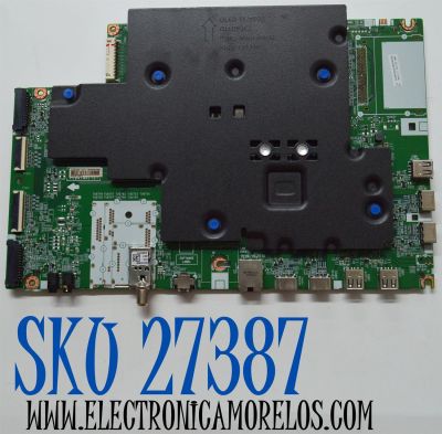 MAIN ORIGINAL PARA TV LG / NUMERO DE PARTE EBT67871002 / EAX70015407 / EAX70015407(1.0) / 67871002 / TU6700 / TU6701 / TU6702 / TU6703 / TU6704 / TU6705 / TU6707 / TU6708 / TU6709 / PANEL LE830AQU (ES)(B2) / MODELO OLED83C4AUA / OLED83C4AUA.BUSYLJR