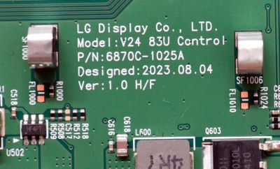 T-CON ORIGINAL PARA TV LG / NUMERO DE PARTE 6871L-7797A / 6870C-1025A / LE830AQU (ES)(B2) / 7797A / AB7 05F / P40337T / D8EN4600VX15B10 / PANEL LE830AQU (ES)(B2) / MODELO OLED83C4AUA / OLED83C4AUA.BUSYLJR / OLED83B4AUA.BUSYLJR - Imagen 3