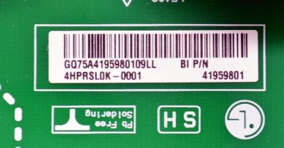 FUENTE DE PODER ORIGINAL PARA TV LG / NUMERO DE PARTE 41959801 / EAX70214903 / EAX70214903(1.0) / LGPS86C4-240P / 4HPRSLOK-0001 / 83C4MP / PANEL LE830AQU (ES)(B2) / MODELO OLED83C4AUA / OLED83B4AUA - Imagen 2