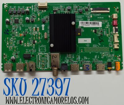 MAIN ORIGINAL PARA TV KALLEY 4K UHD ANDROID TV / NUMERO DE PARTE SVS851TA06-MA200CK / TTD851A1 / SVS851TA06MA200CK / 1.30.01.TTD851A1-00-03 / PANEL LVU580PADX E0034 / DISPLAY CC580PV7D VER.01 / BOARD CCPD-XR575-003 V2.0 / CCPD-XR575-003/ MODELO K-ATV58UHD