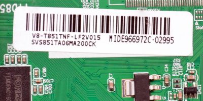 MAIN ORIGINAL PARA TV KALLEY 4K UHD ANDROID TV / NUMERO DE PARTE SVS851TA06-MA200CK / TTD851A1 / SVS851TA06MA200CK / 1.30.01.TTD851A1-00-03 / PANEL LVU580PADX E0034 / DISPLAY CC580PV7D VER.01 / BOARD CCPD-XR575-003 V2.0 / CCPD-XR575-003/ MODELO K-ATV58UHD - Imagen 2