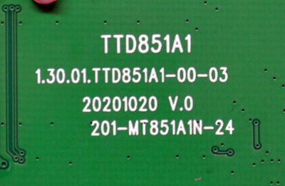 MAIN ORIGINAL PARA TV KALLEY 4K UHD ANDROID TV / NUMERO DE PARTE SVS851TA06-MA200CK / TTD851A1 / SVS851TA06MA200CK / 1.30.01.TTD851A1-00-03 / PANEL LVU580PADX E0034 / DISPLAY CC580PV7D VER.01 / BOARD CCPD-XR575-003 V2.0 / CCPD-XR575-003/ MODELO K-ATV58UHD - Imagen 3