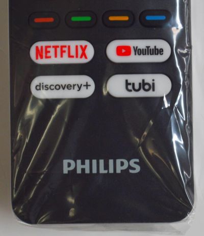 CONTROL REMOTO ORIGINAL NUEVO PARA TV PHILIPS / ANDROID TV / CON COMANDO DE VOZ / NUMERO DE PARTE S4X-RF439B / 6733A-RF439B / RF439B / URMT26CND005 / 135439B005 / 00006344 / RF402A-T1-03 / MODELO 50PUL7552/F7 - Imagen 2