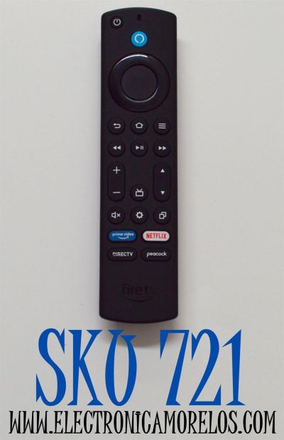 CONTROL REMOTO ORIGINAL PARA TV FIRE TV / CON COMANDO DE VOZ / NUMERO DE PARTE PUW-2K19-YKF470 / 23608-YKF470 / G2P1 / VA01 / 3095 / 1F5A