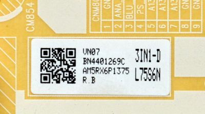 FUENTE DE PODER ORIGINAL PARA TV SAMSUNG / NUMERO DE PARTE BN44-01269C / L75S6N_DVD / BN4401269C / BN44-01269B / BN44-01269A / PANEL CY-BD070HGSV2H / DISPLAY JE695R3HE1K / BN96-54406A / MODELO UN70DU7000 / UN70DU7200DXZA UB02 - Imagen 3