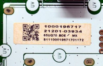 MAIN ORIGINAL PARA TV LG 4K UHD HDR SMART TV / NUMERO DE PARTE 21201-03934 / EAX69762805 / EAX69762805(1.0) / 1000196717 / 65UQ70.BOE / PANEL BOEI650WQ1QF7D / DISPLAY HV650QUB-F7D / BOARD HV650QUB_N9E_L2_S4 / HV650QUB_N9E_R2_S1 / MODELO 65UQ7570PUJ.CWMFBH - Imagen 2