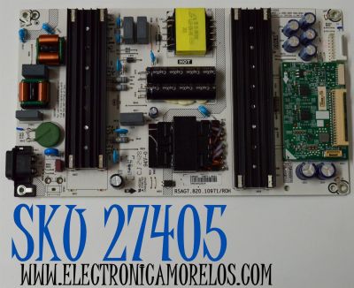 FUENTE DE PODER ORIGNAL PARA TV HISENSE / NUMERO DE PARTE 335925 / RSAG7.820.10971/ROH / CQC13134095636 / HDCEM1 / 10971-L B002 / PANEL HD500Y3U53-T0LG /  DISPLAY T500QVN04.1 / BOARD 50T32 S1A XR BD / 50T39 S0W XL BD / MODELO 50U6H / 50U61GUA