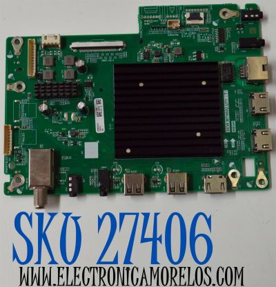 MAIN ORIGINAL PARA TV SHARP 4K UHD HDR / NUMERO DE PARTE 4PB65EJ2U / SEW.MT9602.U71 (T) / MBSH / 4PB65EJ2U 136 / PANEL K650WDF / DISPLAY JR645R3HA3L / MODELO 4P-B65EJ2U