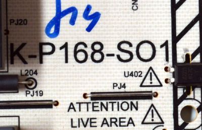 FUENTE DE PODER ORIGINAL PARA TV SHARP / NUMERO DE PARTE 9012-112160-16802014-S / K-P168-SO1 / P0Q22090572-00802 / PANEL K650WDF / DISPLAY JR645R3HA3L / MODELO 4P-B65EJ2U - Imagen 2