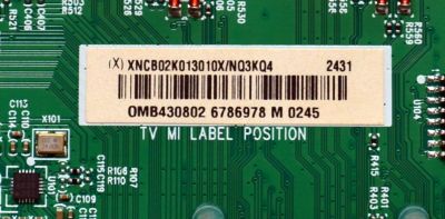 MAIN ORIGINAL PARA TV VIZIO 4K UHD HDR QLED SMARTCAST / NUMERO DE PARTE XNCB02K013 / 715GD526-M0B-B00-004L / (X)XNCB02K013010X / NQ3KQ4 / PANEL TPT430WR-QVN03.U / DISPLAY T430QVN03.T / BOARD 43T10-S0G XR BD / 43T10-S0F XL BD / MODELO VQD43M-0801 LTPWV5HA - Imagen 2