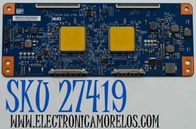 T-CON ORIGINAL PARA TV VIZIO / NUMERO DE PARTE 5565T56C08 / 75T05-C03 CTRL BD / UZ-5565T56-C08-08T / 55.65T56.C08 / 4006907-R110L-03 / PANEL T650QVF09.4 / DISPLAY T650QVN07.2 / MODELO P65QX-H1