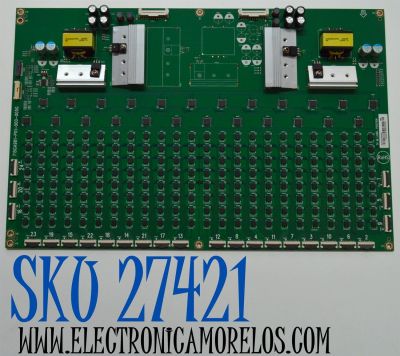 LED DRIVER ORIGINAL PARA TV VIZIO / NUMERO DE PARTE LNTVJI12ZAAAK / 715GA981-P01-000-005G / (X)LNTVJI12ZAAAK / JI12ZAAAK / PANEL T650QVF09.4 / DISPLAY T650QVN07.2 / MODELO P65QX-H1
