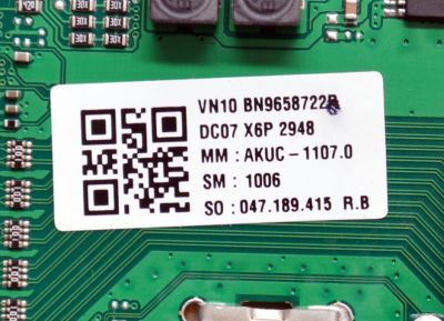 MAIN ORIGINAL PARA TV SAMSUNG 4K UHD HDR / NUMERO DE PARTE BN96-58722R / BN41-03231A / BN41-03231 / KANT_SU2E_DU7000 / BN9658722R / BN96-58579K / BN96-58286A / PANEL CY-BD055HGXVDH / DISPLAY LC550EQC (SS)(A4) / MODELO UN55DU7200BXZA / UN55DU7200BXZA SF14 - Imagen 2