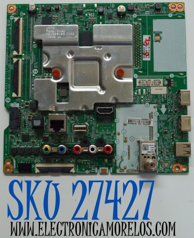 MAIN ORIGINAL PARA TV LG 4K UHD SMART TV / NUMERO DE PARTE EBT66433307 / EAX69083603 / EAX69083603(1.0) / 66433307 / 66323701 / 32863601 / PANEL NC650DQG-AAHX1 / DISPLAY LC650DQJ (SM)(A1) / MODELO 65UN6955ZUF / 65UN6955ZUF.AUSWLKR