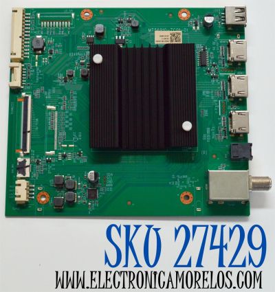 MAIN ORIGINAL PARA TV VIZIO 4K UHD HDR SMARTCAST / NUMERO DE PARTE 515C56910M04 / MT56910-ZC01-01 / M04/1392-00353 / 2010136061 / DISPLAY JR645R3HA3L / MODELO V4K65M-0810 / V4K65M-0810 LMC1V1JA