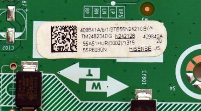 MAIN FUENTE COMBO ORIGINAL PARA TV HISENSE 4K UHD HDR ROKU TV / NUMERO DE PARTE 409841 / RSAG7.820.51635/ROH / 55A51HUR(0002) / 409840 / PANEL JHD550H1U62-T0LA / DISPLAY PT550GT08-1 VER.1.0 / BOARD PT550GT08-1-XR-1 / PT550GT08-1-XL-1 / MODELO 55R6030N  - Imagen 3