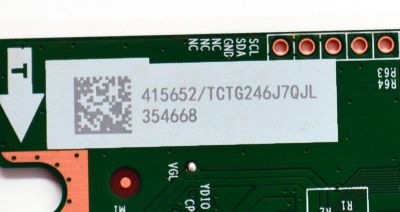 T-CON ORIGINAL PARA TV HISENSE / NUMERO DE PARTE 415652 / RSAG7.820.13799/ROH / 354668 / TCTG246J7QJL / PANEL JHD550H1U62-T0LA / DISPLAY PT550GT08-1 VER.1.0 / BOARD PT550GT08-1-XR-1 / PT550GT08-1-XL-1 / MDOELO 55R6030N - Imagen 3