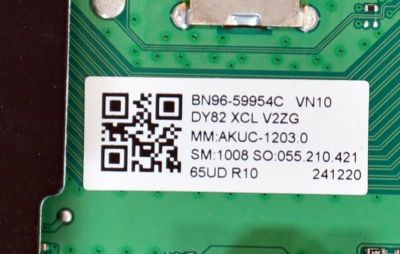 MAIN ORIGINAL PARA TV SAMSUNG 4K UHD SMART TV / NUMERO DE PARTE BN96-59954C / BN41-03231A / BN41-03231 / KANT_SU2E_DU7000 / BN9659954C / BN96-58578E / BN96-58289A / PANEL CY-BD065HGSV4H / DISPLAY JR645R3HD1K / BN96-59390A / MODELO UN65DU6900FXZA UF06 - Imagen 5