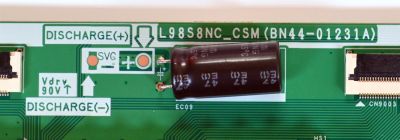 LED DRIVER ORIGINAL PARA TV SAMSUNG / NUMERO DE PARTE BN44-01231A / L98S8NC_CSM / ST98P361H1/WVD / BN4401231A / PANEL CY-TC098FKEV1H / DISPLAY HV980QUB-S1A / BOARD 100418278C0699A / 47.6004707 / 100418281C0699A / MODELO QN98Q80CDFXZA BA02 - Imagen 2