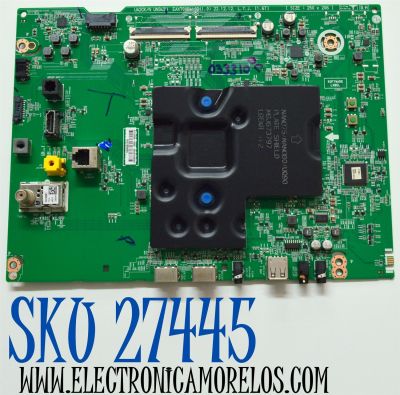 MAIN ORIGINAL PARA TV LG / NUMERO DE PARTE EBU67483501 / EAX70064102 / EAX70064102(1.0) / 67483501 / PANEL NC500TQG-VHKH1 / DISPLAY PT500GT02-5 VER.1.0 / BOARD PT500GT02-5-XR-3 / PT500GT02-5-XL-3 / MODELO 50UN343H0UA / 50UN343H0UA.BUSULJM